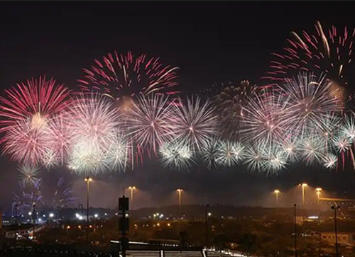 柘城县焰火晚会